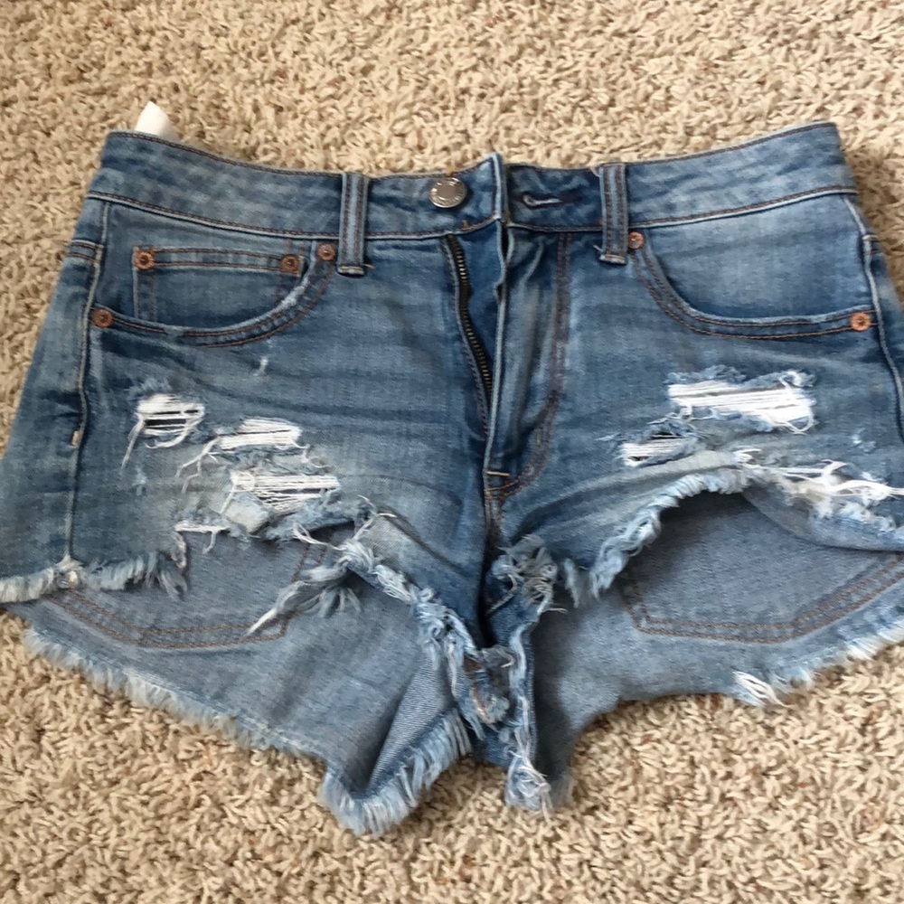 Denim shorts
